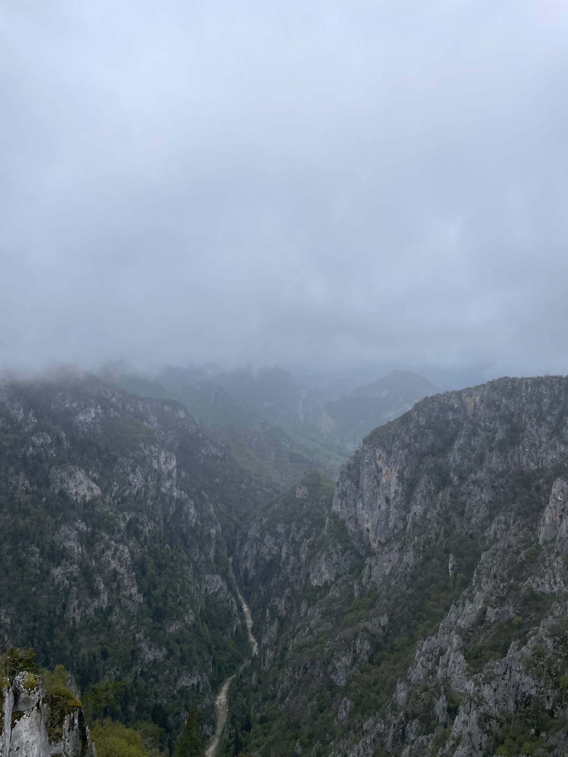Çatak Kanyonu Seyir Terası manzarası